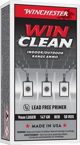 Winchester 9mm Luger 147gr JSP Brass – 50rd