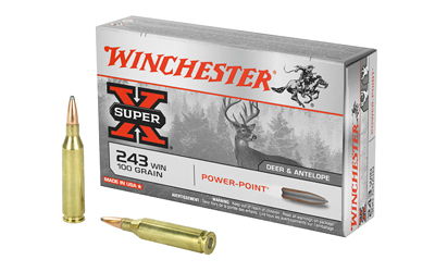 Winchester .243 Winchester 100gr JACKETED SOFT POINT Brass – 20rd